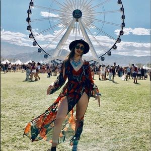 Coachella sheer dress!